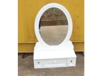 1Set MDF Vanity Table With Mirror Make Up Table Dressing Mirror