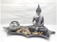 1X New Buddha Candle Holder For Decoration 1X New Buddha Candle Holder For Decoration