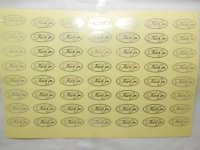 500X Silver Thank You Envelope Sticker Seals for Wedding Invite
