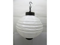 5Pcs Plain White Led Paper Lantern w/Mini Bulb 20cm