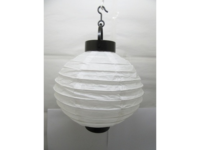 5Pcs Plain White Led Paper Lantern w/Mini Bulb 20cm