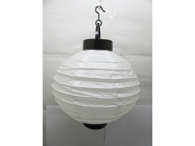 5Pcs Plain White Led Paper Lantern w/Mini Bulb 20cm - Click Image to Close