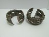 12Pcs Open Ended Bangle Multi Loop Seed Beads Bracelet - Gun Bla 12Pcs Open Ended Bangle Multi Loop Seed Beads Bracelet - Gun Bla