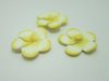 50Pcs Yellow Fimo Beads Frangipani Flower Jewellery Finding 40mm 50Pcs Yellow Fimo Beads Frangipani Flower Jewellery Finding 40mm