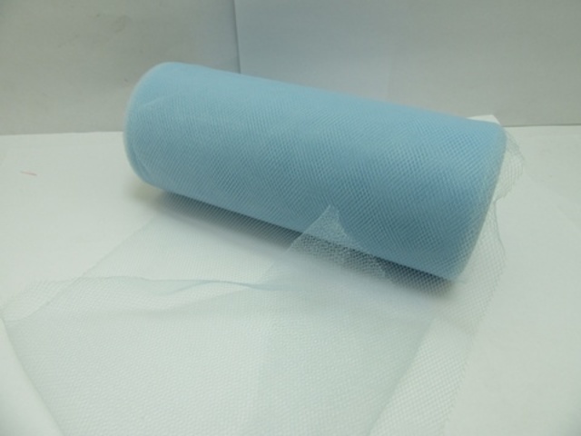 4Roll X 25Yds Tulle Roll Spool 15cm Wedding Gift Bow - Blue 4Roll X 25Yds Tulle Roll Spool 15cm Wedding Gift Bow - Blue