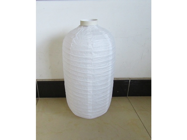 5Pcs White Blessing Paper Lantern Wedding Party Decor. 50x25cm