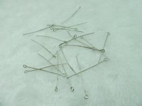 500gram Nickel Plated 38mm Eye Pins Finding