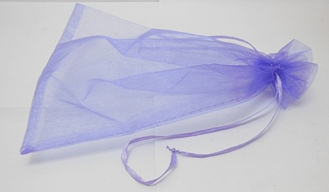 98 Purple Drawstring Jewelry Gift Pouches 23x16cm - Click Image to Close