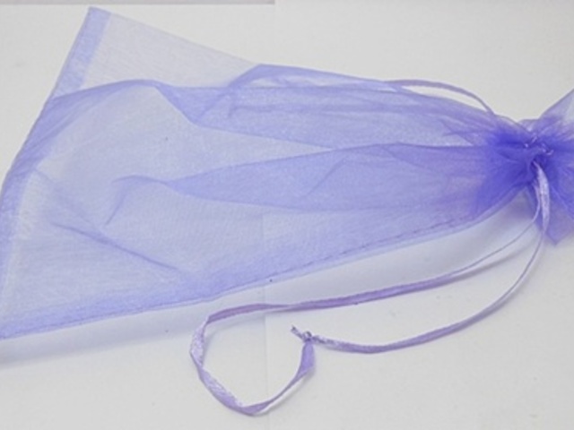 98 Purple Drawstring Jewelry Gift Pouches 23x16cm - Click Image to Close