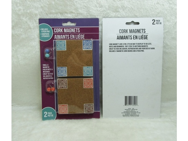 72Pcs Square Cork Magnets Memo Notice Photo Bulletin Message