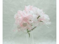 12Bundle Pink Craft Scrapbooking Wedding Decor Flower 10cm Long 12Bundle Pink Craft Scrapbooking Wedding Decor Flower 10cm Long