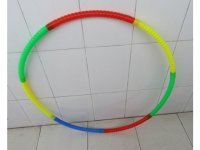 5X Foldable Plastic Hula Hoops Exercise Sports Hoop 72cm Dia