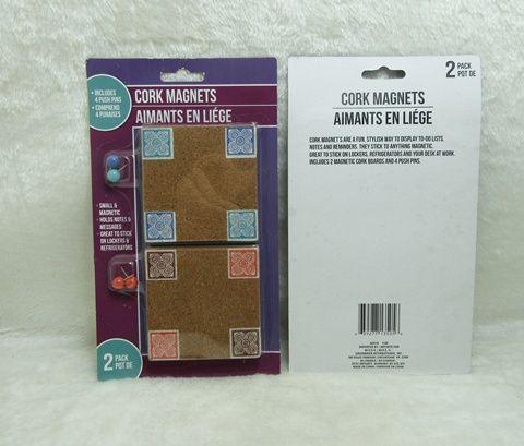 72Pcs Square Cork Magnets Memo Notice Photo Bulletin Message - Click Image to Close