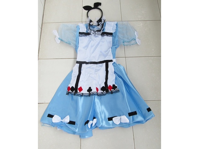 1Set Cosplay Costume Servant Maid Outfits Party Dress Set 12-14 1Set Cosplay Costume Servant Maid Outfits Party Dress Set 12-14