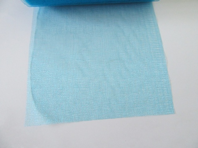 4Roll x 23M Organza Tulle Roll Wedding Gift Bow Decoration- Blue 4Roll x 23M Organza Tulle Roll Wedding Gift Bow Decoration- Blue