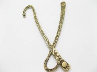 20 New Bronze Plated Carved Bookmarks ac-bm19