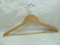 18 New HQ Wood Color Wooden Coat Hanger Wholesale