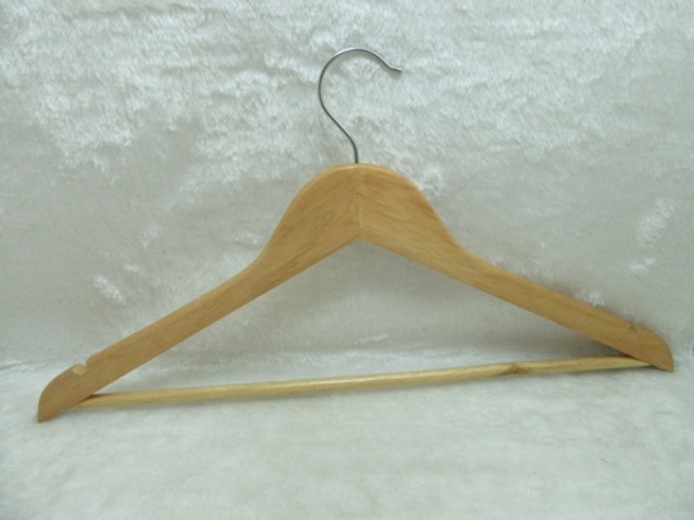 18 New HQ Wood Color Wooden Coat Hanger Wholesale