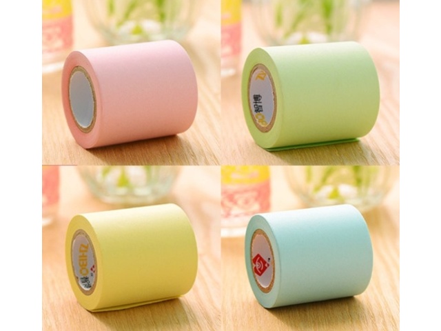 10 Rolling Self Adhesive Memo Notebooks for Office Kids Mixed