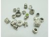 100Pcs New Alloy European Beads No Thread be-m6 100Pcs New Alloy European Beads No Thread be-m6