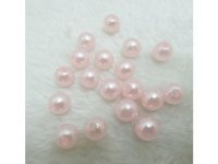 500 Pink Round Simulate Pearl Loose Beads 10mm