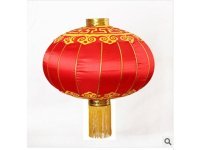 1X Red Decorative Chinese Palace Lanterns with Tassels 84.5cm