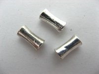 50pcs Metal Smooth Tube Spacer Beads yw-ac-mt1