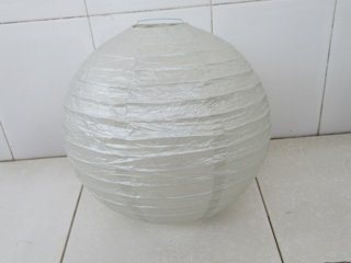 10 New Plain Silver Paper Lantern Wedding Favor 30cm