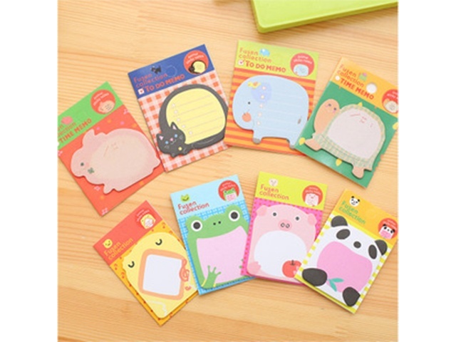 80 Carton Animal Design Memo Pads Notebooks Assorted - Click Image to Close