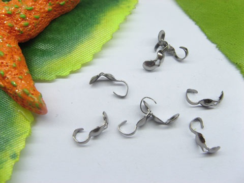 200pcs Metal Knot Covers Bead Tips - Click Image to Close