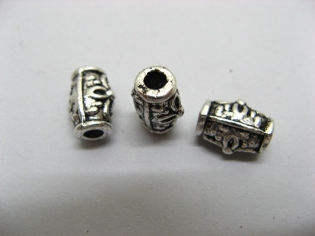 50pcs Metal Flower Tube Spacer Beads yw-ac-mt2 50pcs Metal Flower Tube Spacer Beads yw-ac-mt2