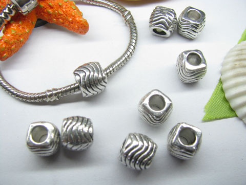 20pcs Tibetan Silver Barrel European Beads Yw-pa-mb119 - Click Image to Close