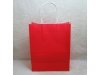 48 Bulk Kraft Paper Gift Carry Shopping Bag 33x26x12cm Red