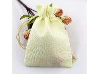 50 Plain Ivory Hemp Drawstring Jewelry Gift Pouches 17x13cm