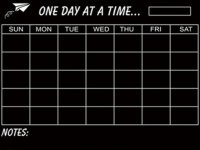 4Pcs DIY Memo Column Weekly Planner Blackboard Removable Wall St