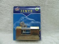 1X Security Heavy Duty Pad Lock Safety Door Lock With 3 Keys