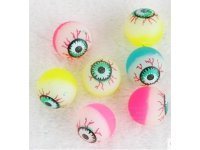 100X Scary Eyeball Rubber Bouncing Balls 24mm Mixed