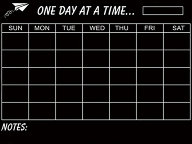 4Pcs DIY Memo Column Weekly Planner Blackboard Removable Wall St