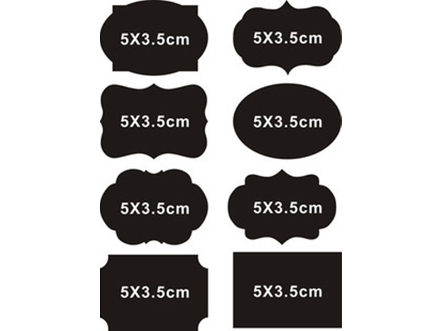 80Pcs Chalkboard Blackboard Stickers Labels For Jar Candy Buffet 80Pcs Chalkboard Blackboard Stickers Labels For Jar Candy Buffet