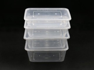 50 Disposable Take Away Food Box Container Bento Lunch Box 450ML