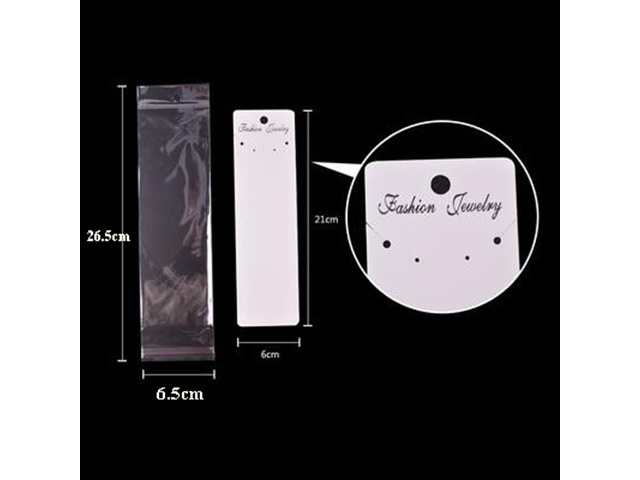 100Sets Bags+Necklaces &Earring Display Cards Wholesale