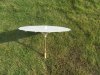 10X New Plain White Paper Parasol Umbrellas 56cm Dia 40cm long 10X New Plain White Paper Parasol Umbrellas 56cm Dia 40cm long