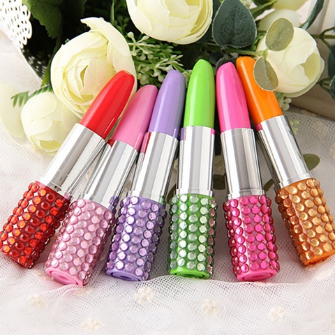 50 Funny Lipstick Shape Ball Point Pens - Click Image to Close