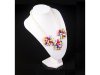 1X White Necklace Jewellery Display Bust 24cm High