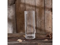 12X Wedding Clear Glass Cylinder Table Flower Vases 20X10cm