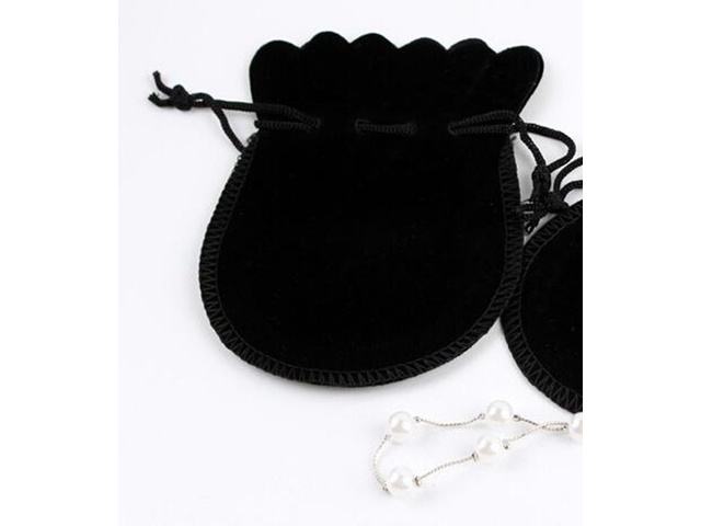 100 Black Velvet Drawstring Jewelry Pouches jew-b145 100 Black Velvet Drawstring Jewelry Pouches jew-b145