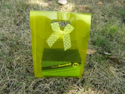 12 New Gift Bag for Wedding Bomboniere 16.3x12.3x6cm - Yellow - Click Image to Close