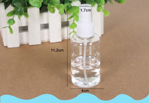 12X Transparent Barber Comestic Spray Bottle 75ml - Click Image to Close