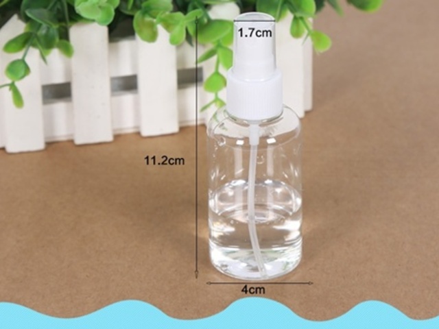 12X Transparent Barber Comestic Spray Bottle 75ml - Click Image to Close