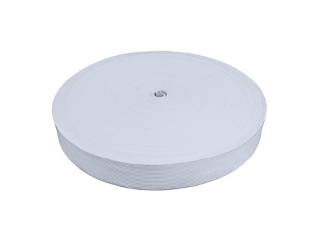 1Rolls X 17 Meters White Sewing Elastic 3cm